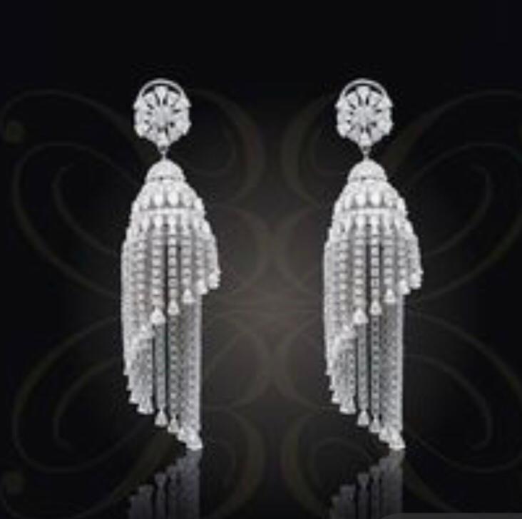 Classic Diamond Fringe Earrings