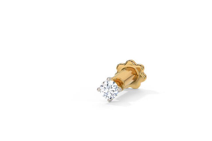 Classic Diamond Solitaire Stud Earrings