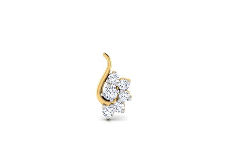 Diamond Cluster Nose Stud